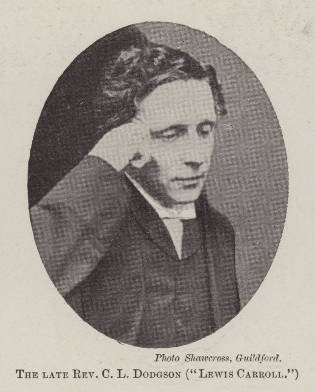 Zesnulý reverend CL Dodgson, Lewis Carroll od English Photographer
