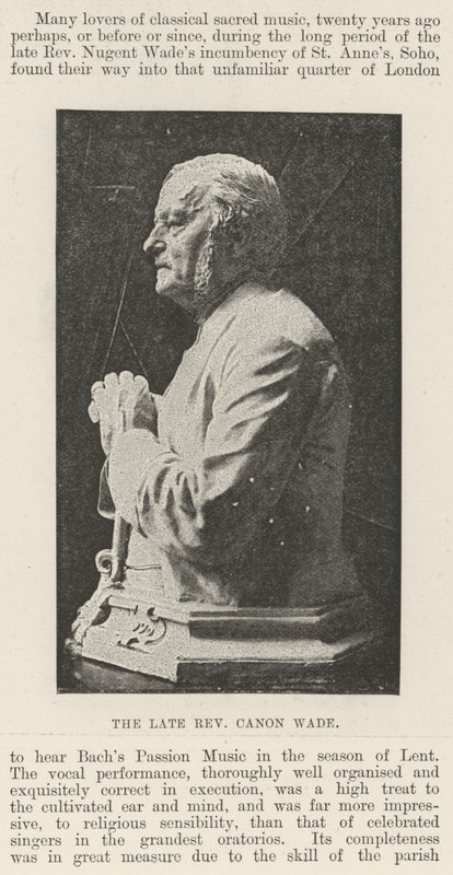 Zesnulý reverend Canon Wade od English Photographer