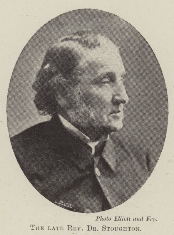 Zesnulý reverend Dr Stoughton od English Photographer