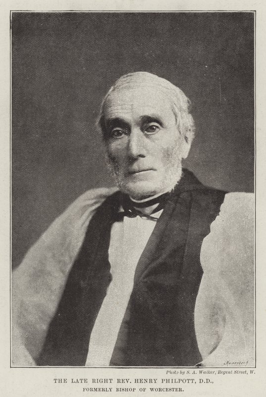 Zesnulý pravý reverend Henry Philpott, DD, dříve biskup z Worcesteru od English Photographer