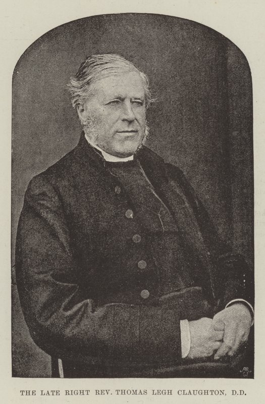 Zesnulý Pravý reverend Thomas Legh Claughton, DD od English Photographer
