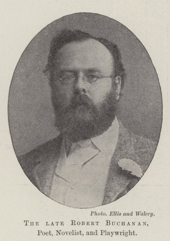 Zesnulý Robert Buchanan, básník, romanopisec a dramatik od English Photographer