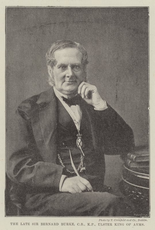 Zesnulý sir Bernard Burke, CB, KP, Ulster King of Arms od English Photographer