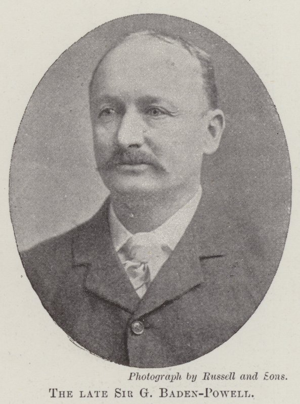 Zesnulý Sir G Baden-Powell od English Photographer