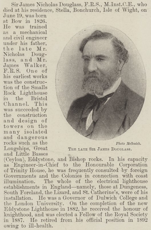 Zesnulý sir James Douglass od English Photographer