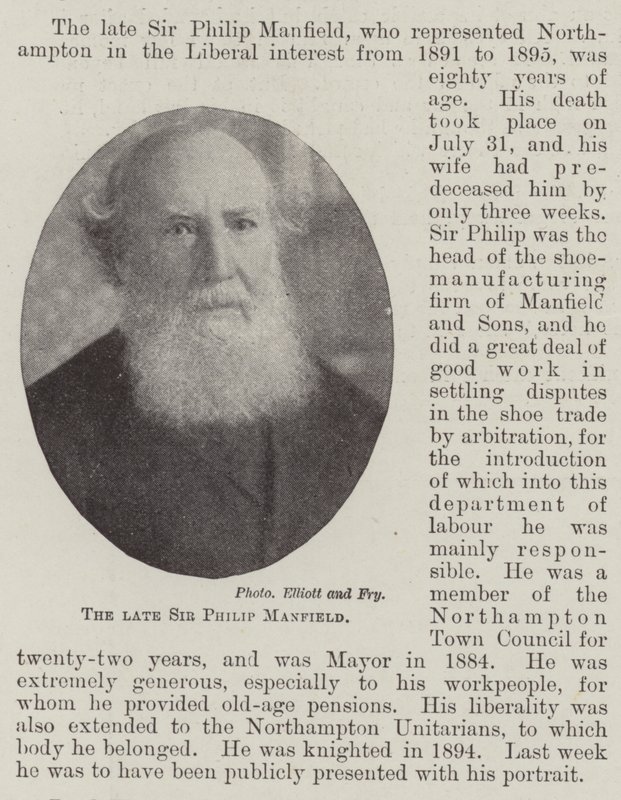 Zesnulý sir Philip Manfield od English Photographer