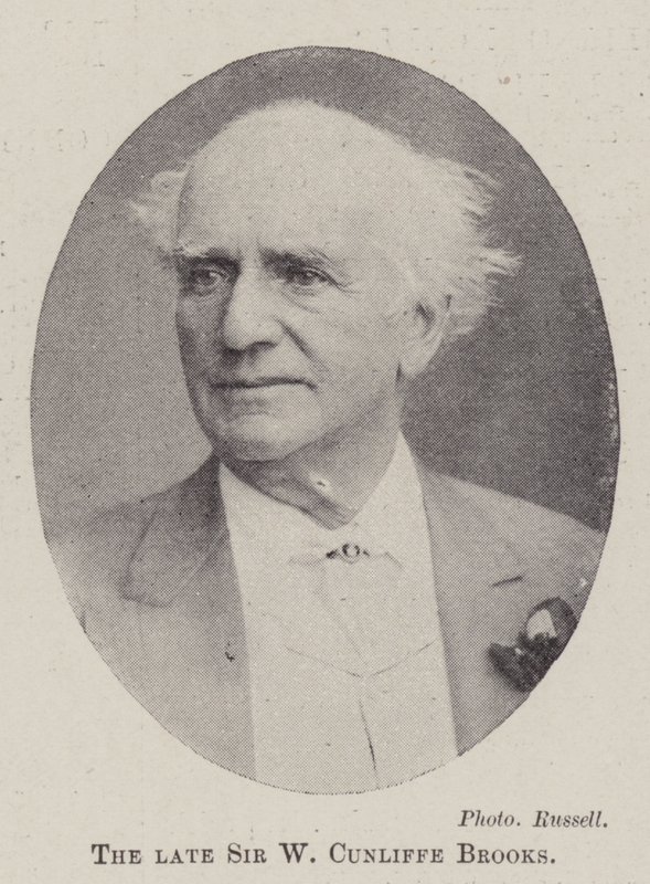 Zesnulý sir W Cunliffe Brooks od English Photographer