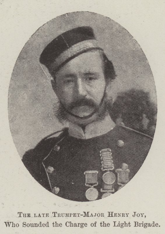 Zesnulý Trumpet-Major Henry Joy, který zazněl jako Charge of the Light Brigade od English Photographer