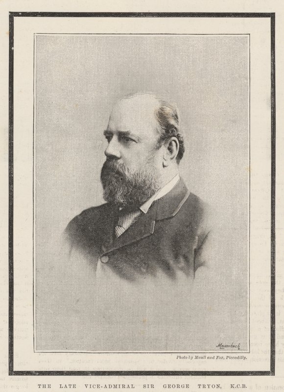 Zesnulý viceadmirál Sir George Tryon, KCB od English Photographer
