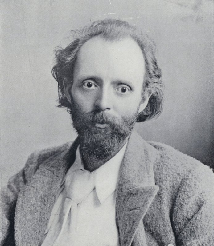 Thomas Henry Hall Caine (černobílá fotografie) od English Photographer