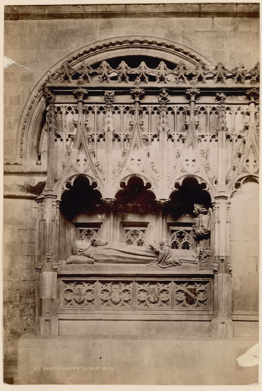 Hrobka převora Rayhere, kostel svatého Bartoloměje Velikého, Smithfield od English Photographer