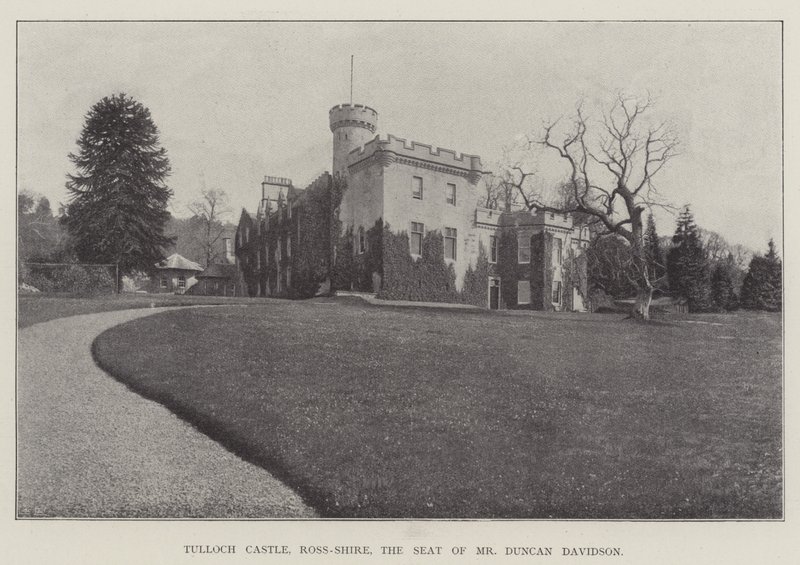 Hrad Tulloch, Ross-Shire, sídlo pana Duncana Davidsona od English Photographer