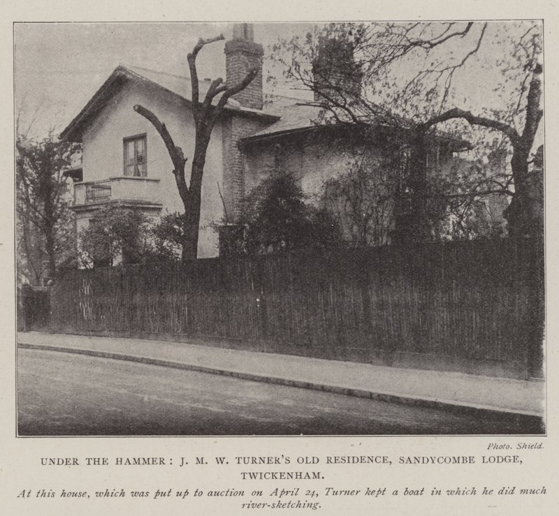 Under the Hammer, JM W Turners Old Residence, Sandycombe Lodge, Twickenham od English Photographer