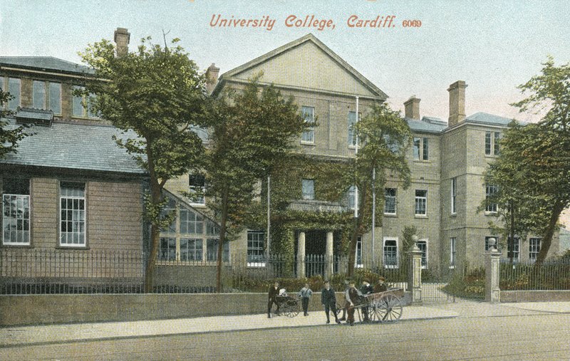 University College, Cardiff (barevná fotografie) od English Photographer