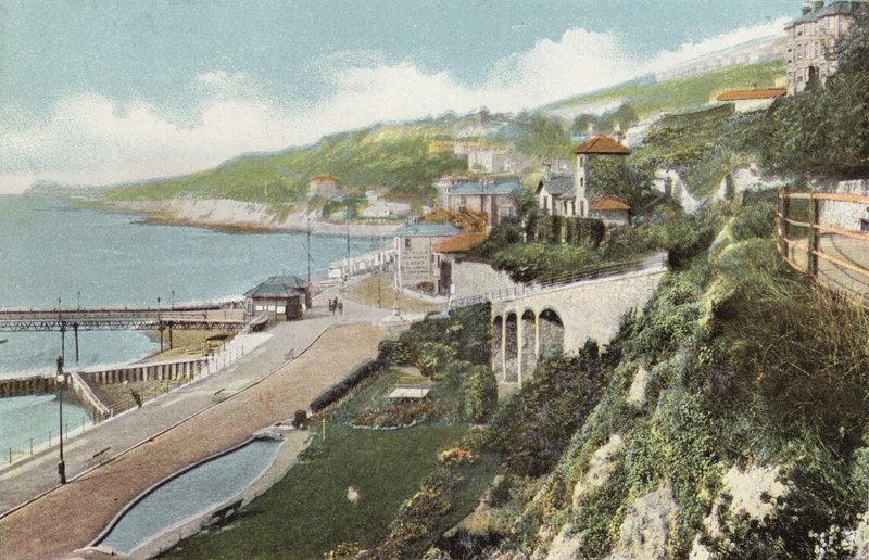 Ventnor, dívá se na západ od English Photographer