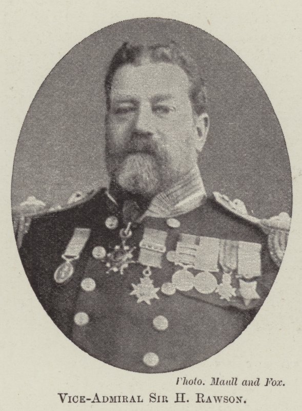 Viceadmirál Sir H Rawson od English Photographer