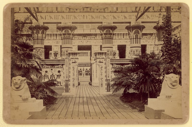 Pohled směrem k Egyptskému dvoru, Crystal Palace od English Photographer