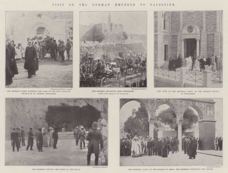 Návštěva německého císaře v Palestině od English Photographer