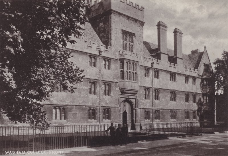 Wadham College, Front od English Photographer