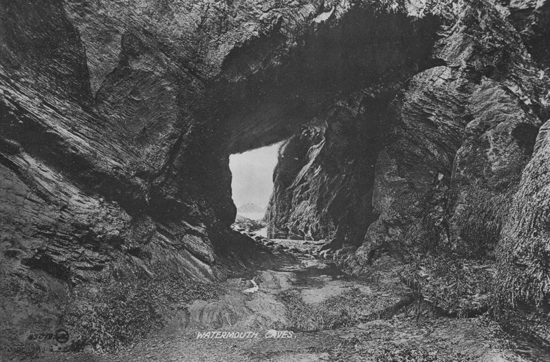 Jeskyně Watermouth (č/b foto) od English Photographer