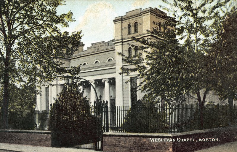 Wesleyan Chapel, Boston (barevná fotografie) od English Photographer