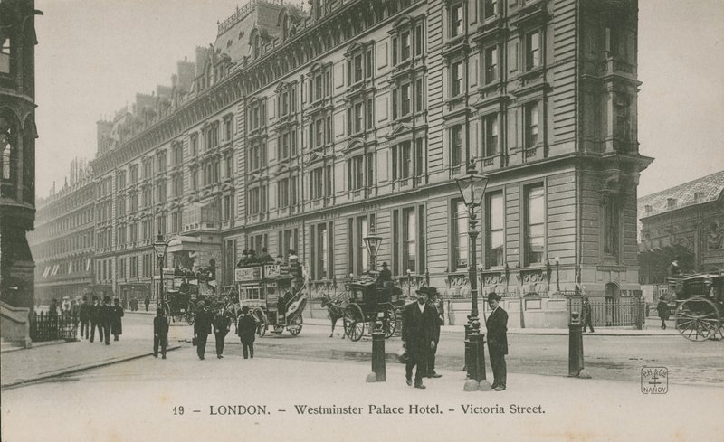 Westminster Palace Hotel, Victoria Street, Londýn od English Photographer