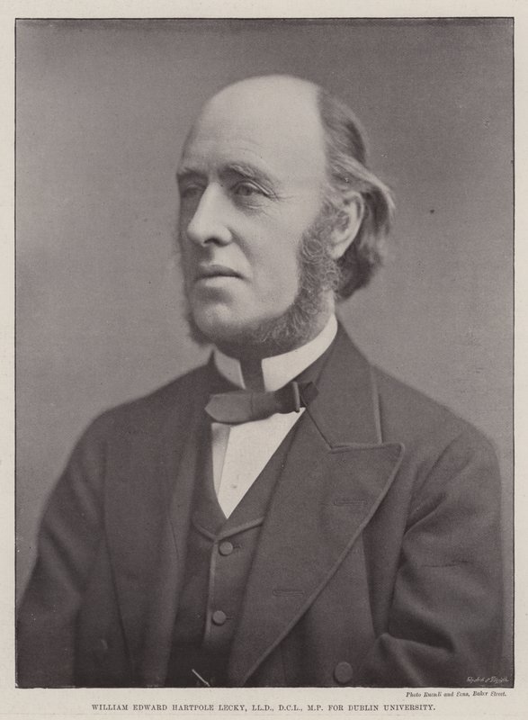 William Edward Hartpole Lecky, LLD, DCL, MP, za Dublin University od English Photographer