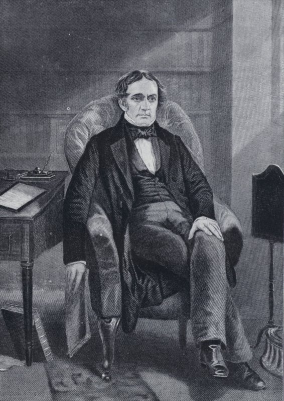 William Hickling Prescott (černobílá fotografie) od English Photographer