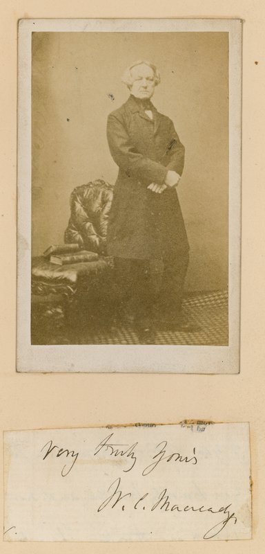William Macready , herec od English Photographer