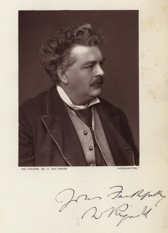 William Rignold (černobílá fotografie) od English Photographer