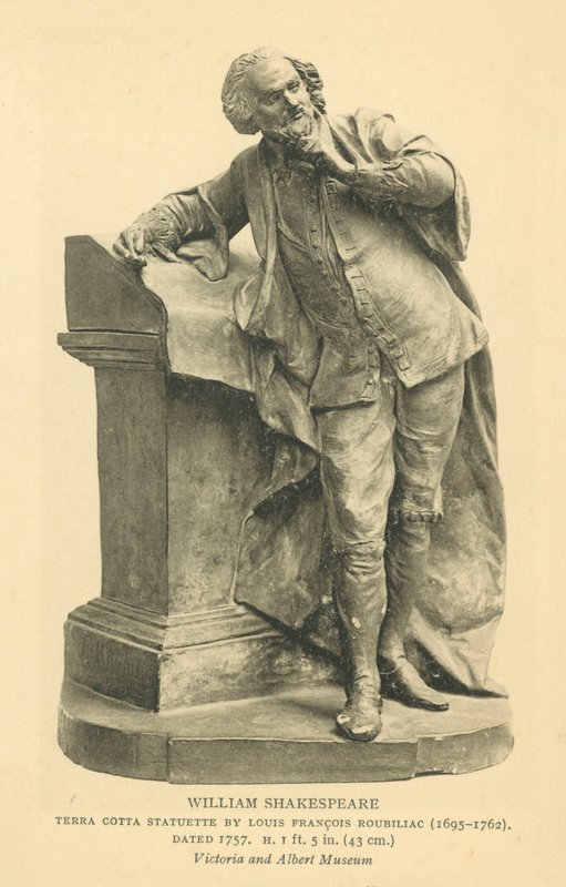 William Shakespeare, anglický dramatik (čb fotografie) od English Photographer