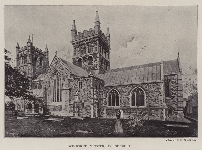Wimborne Minster, Dorsetshire od English Photographer