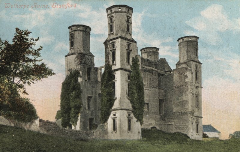 Wothorpe Towers, ruiny jakubovské lóže, Cambridgeshire (foto) od English Photographer