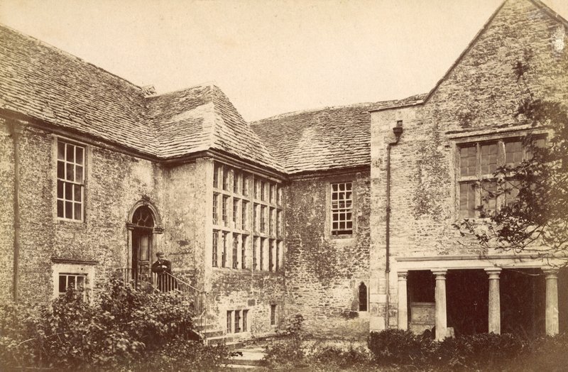 Wraxall Manor, poblíž Trowbridge, Wilts (černobílá fotografie) od English Photographer