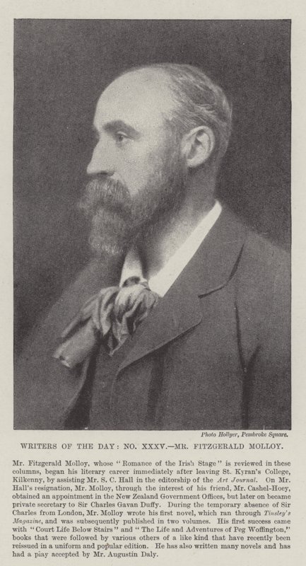 Spisovatelé dne, pan Fitzgerald Molloy od English Photographer