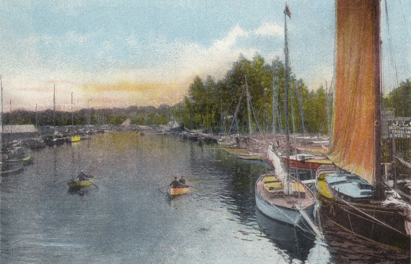 Wroxham, z Bridge od English Photographer