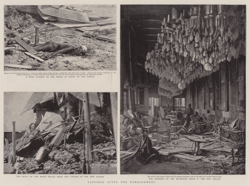 Zanzibar po bombardování od English Photographer