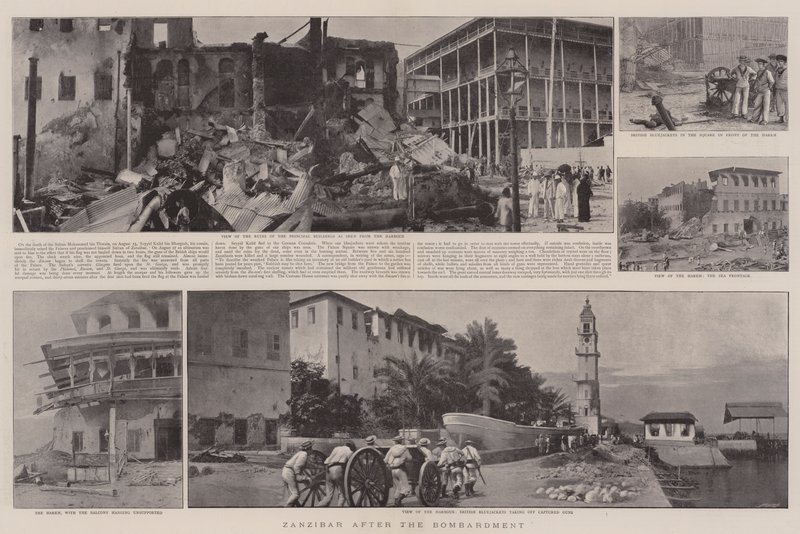 Zanzibar po bombardování od English Photographer