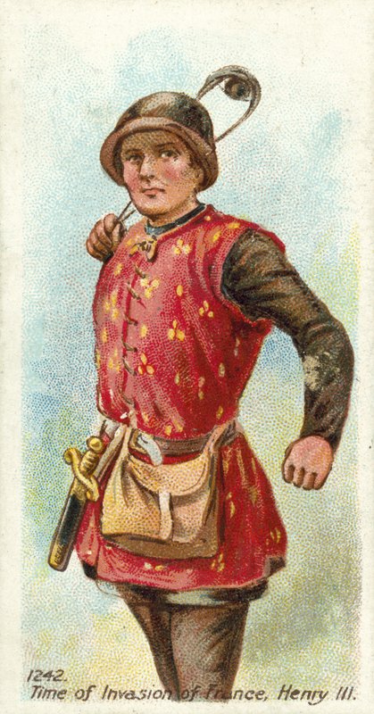 1242, doba invaze do Francie, Jindřich III od English School