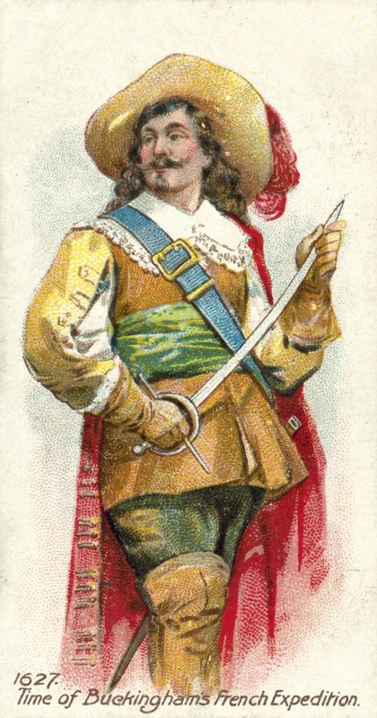 1627, čas Buckinghamské francouzské expedice od English School