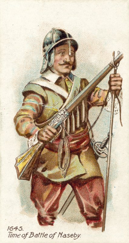 1645, doba bitvy u Naseby od English School