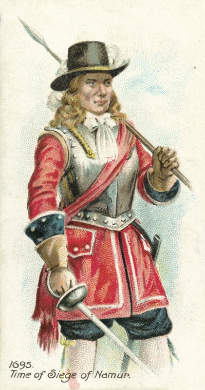 1695, čas obléhání Namuru od English School