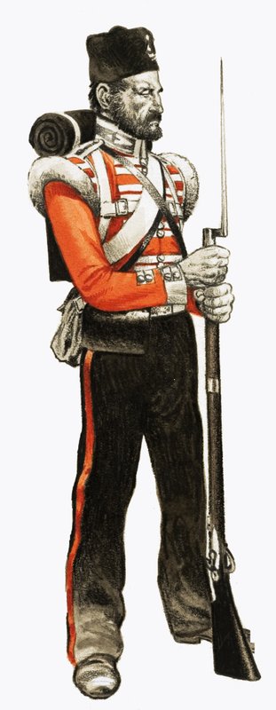 89. Foot Private 1854 Grenadier od English School