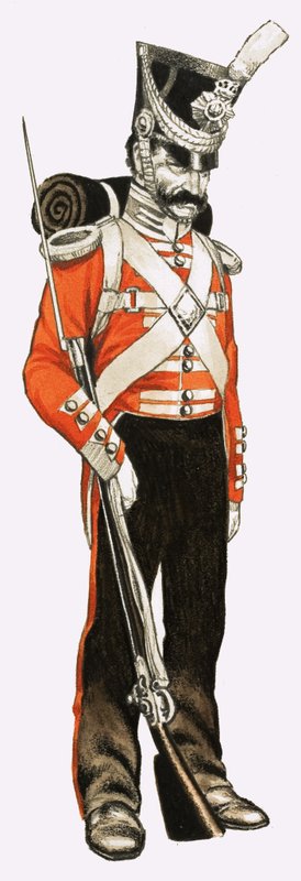 96. Foot Private 1836 od English School