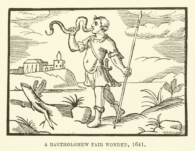Zázrak Bartholomew Fair, 1641 od English School