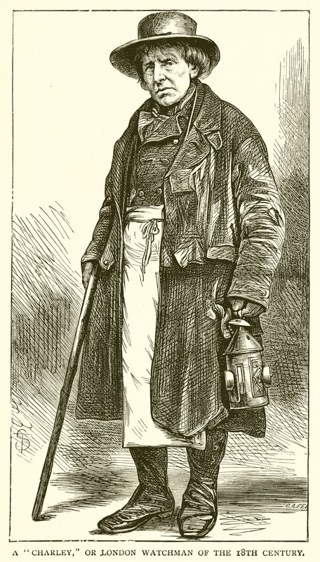 Charley neboli londýnský hlídač 18. století od English School