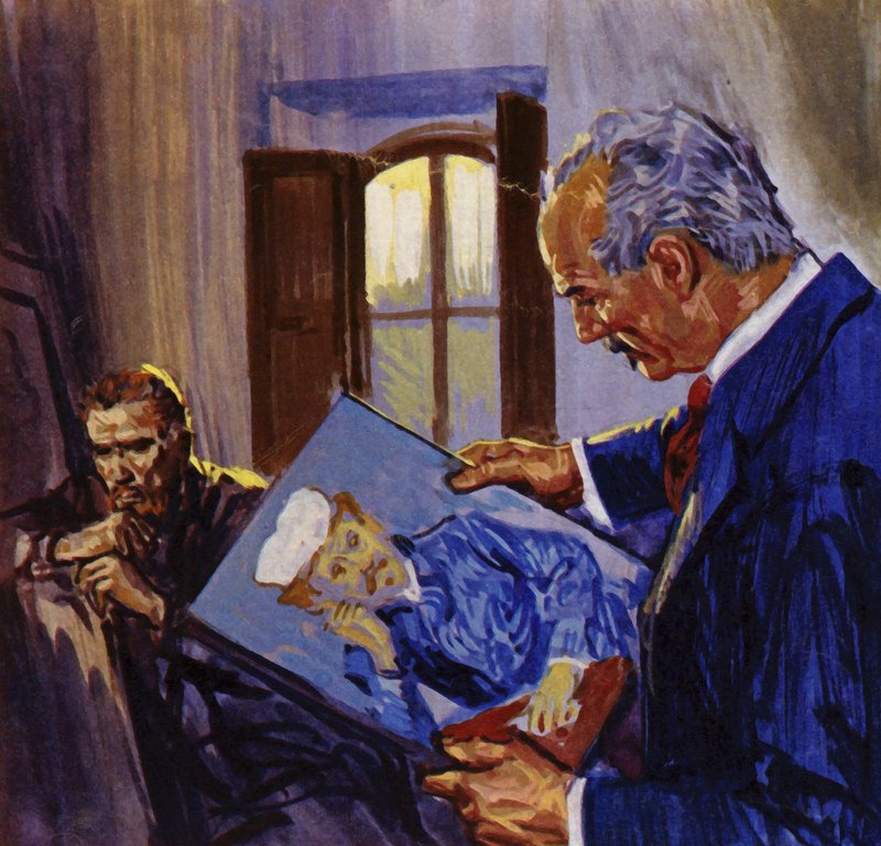 Doktor se stal námětem jednoho ze slavných portrétů Vincenta Van Gogha od English School