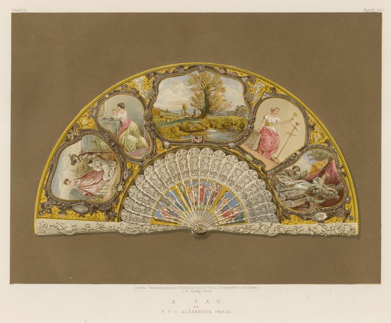 A Fan od P F V Alexandre, Paříž od English School