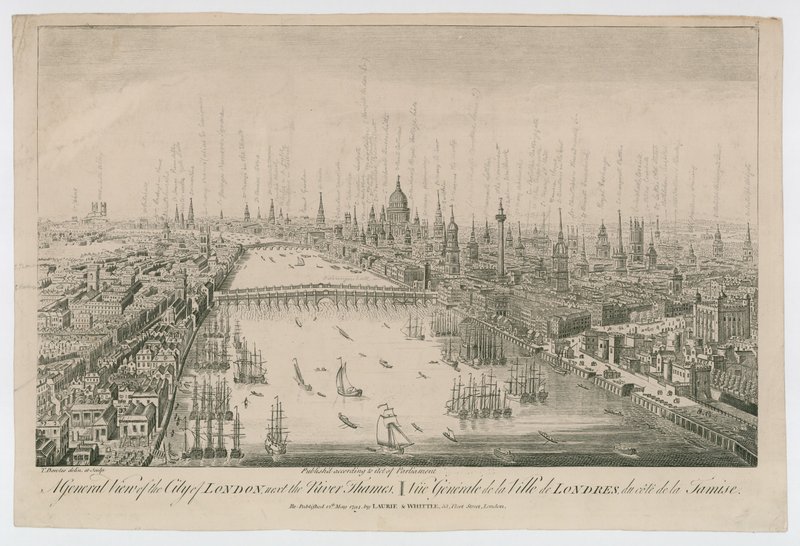 Celkový pohled na City of London od English School