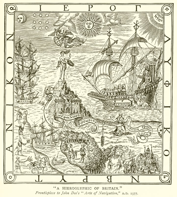 Hieroglyf Británie od English School